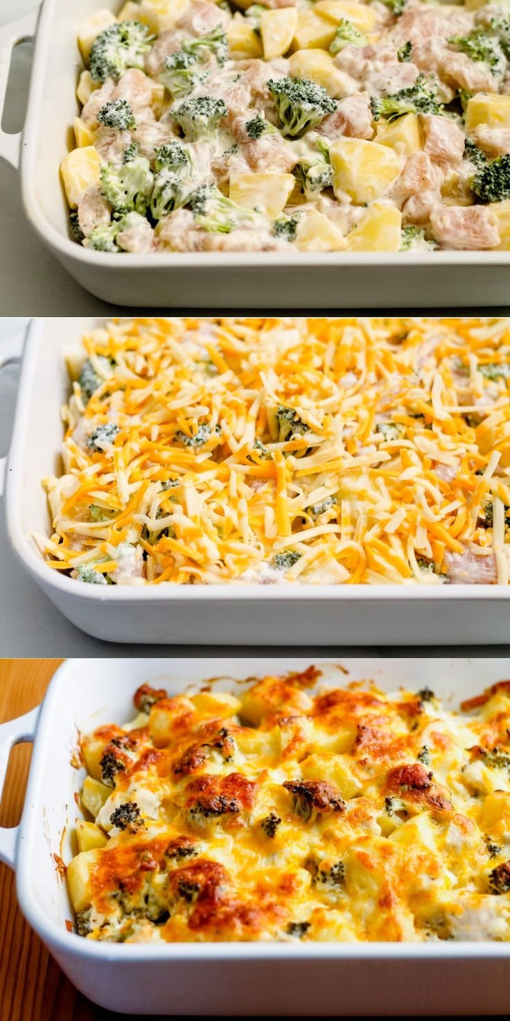 Chicken Broccoli Potato Casserole Recipe