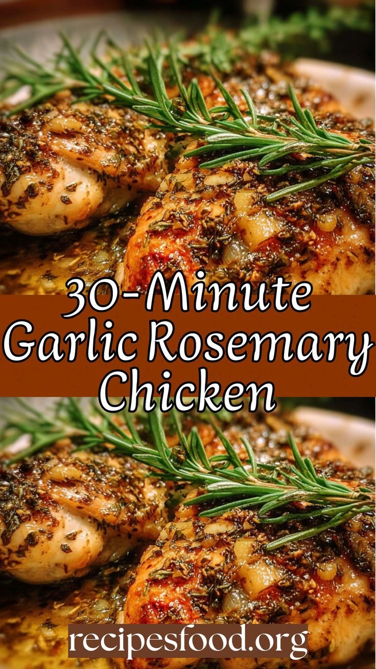 30-Minute Dinner Garlic Rosemary Chicken