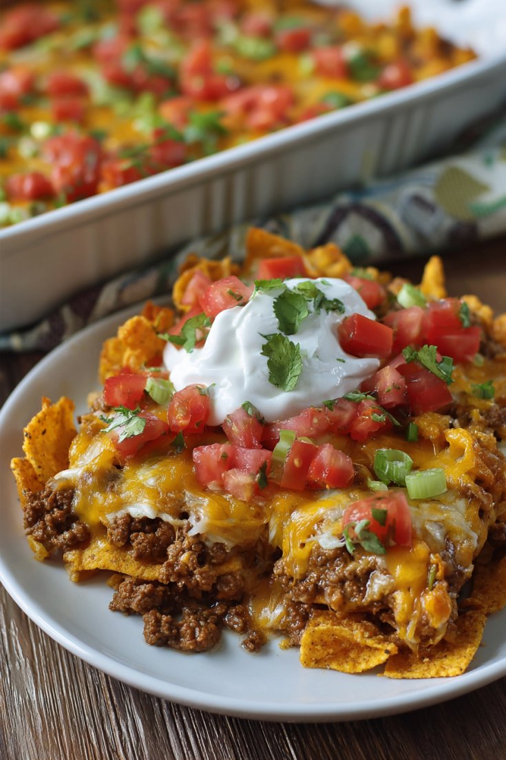 Walking Taco Casserole