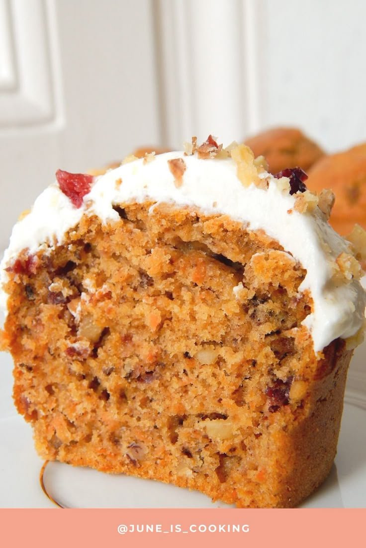 Muffins façon carrot cake comme chez Starbucks