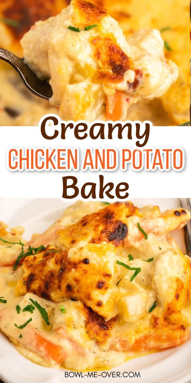 Creamy Chicken and Potato Bake