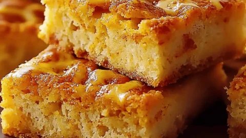 Irresistibly Easy Cottage Cheese Pumpkin Cake Bars