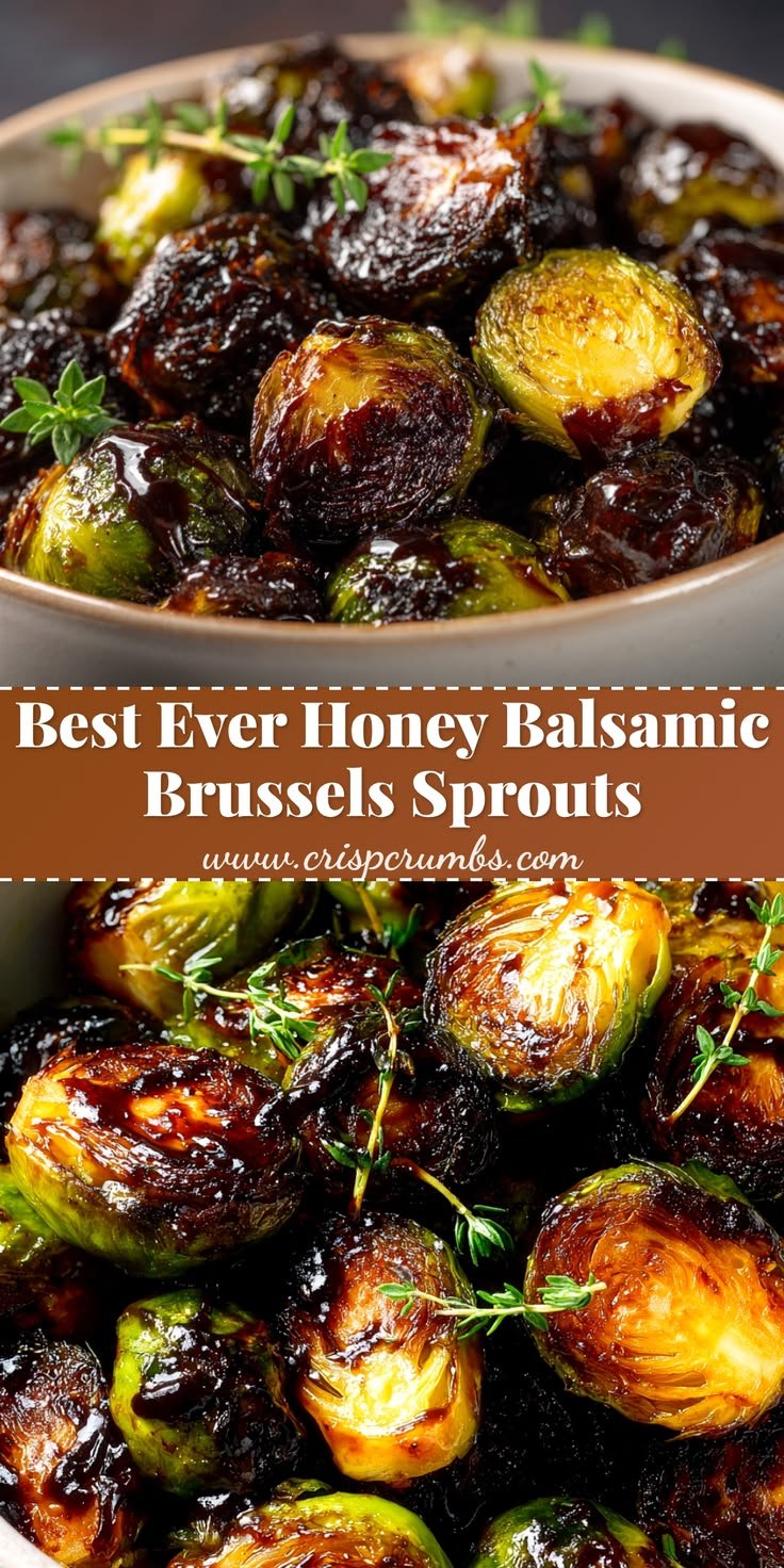 Crispy Brussels Sprouts with Caramel