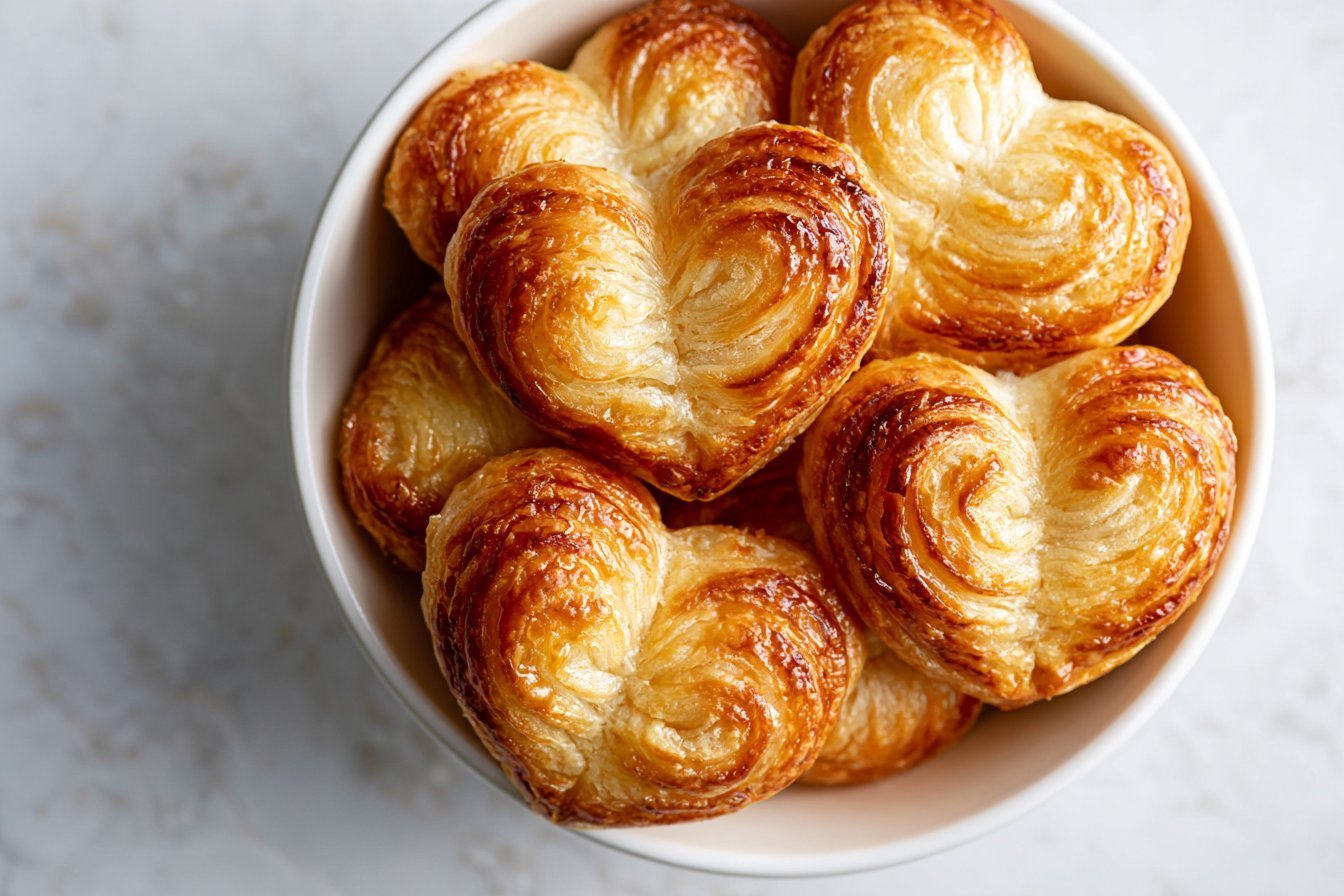 Golden Puff Pastry Palmiers