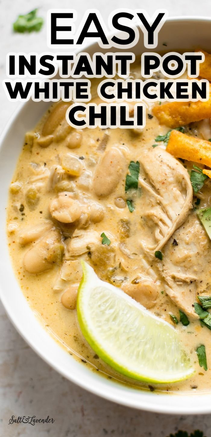 Instant Pot White Chicken Chili