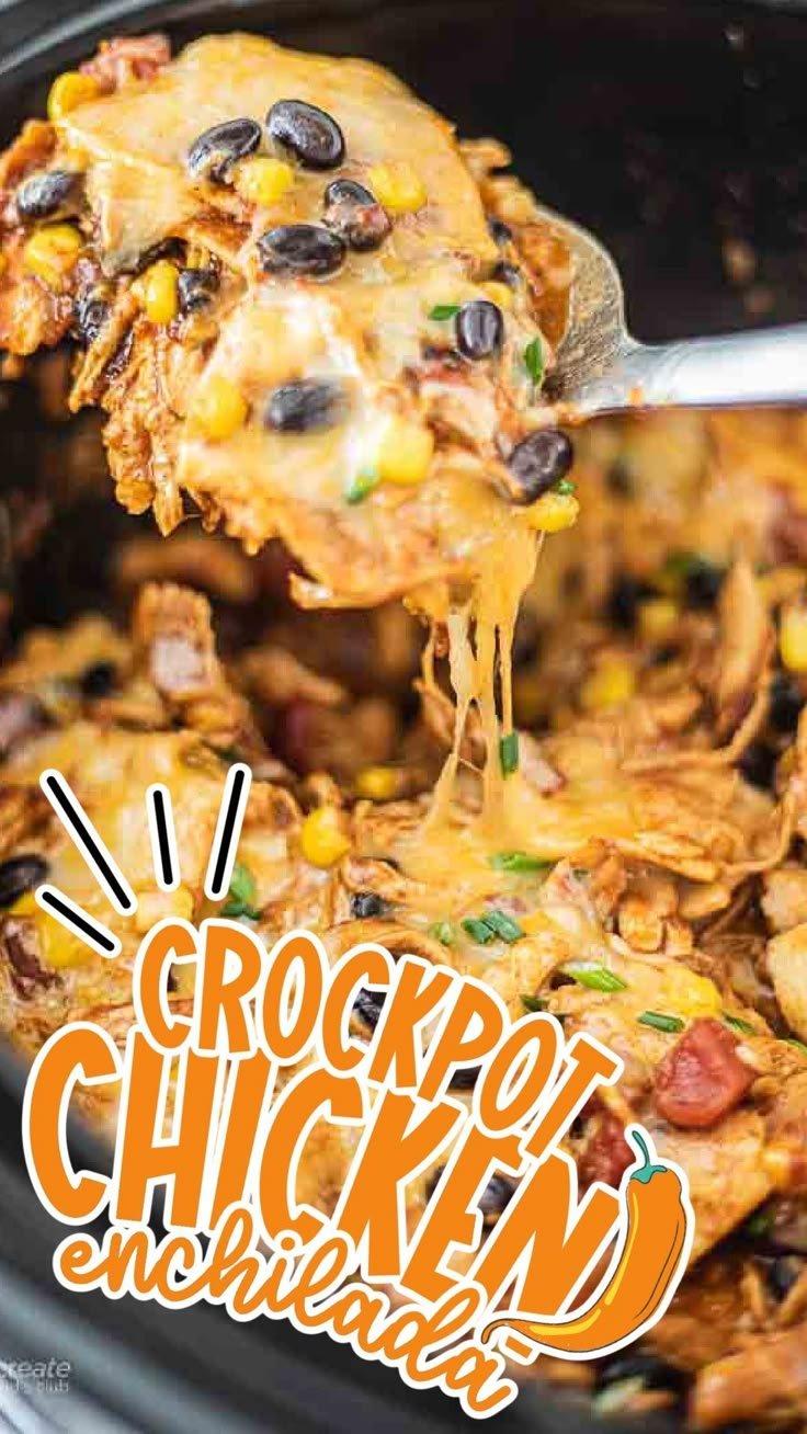 Chicken Enchilada Crock Pot Meal