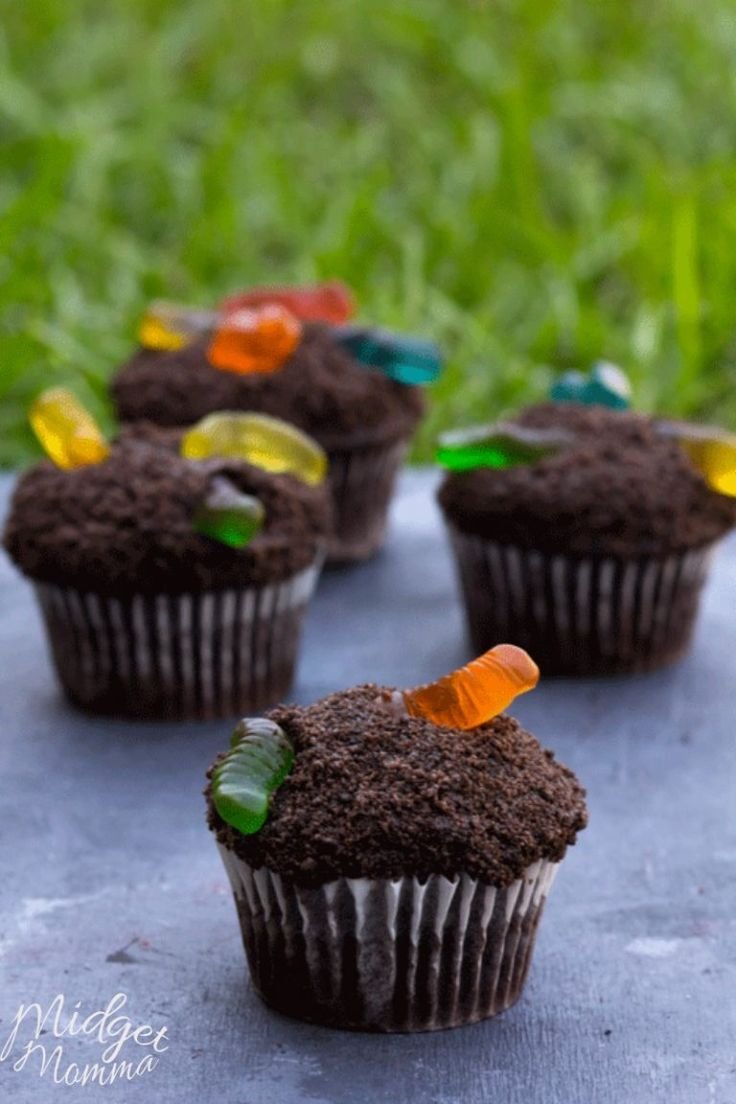 Cup Of Dirt Cupcakes