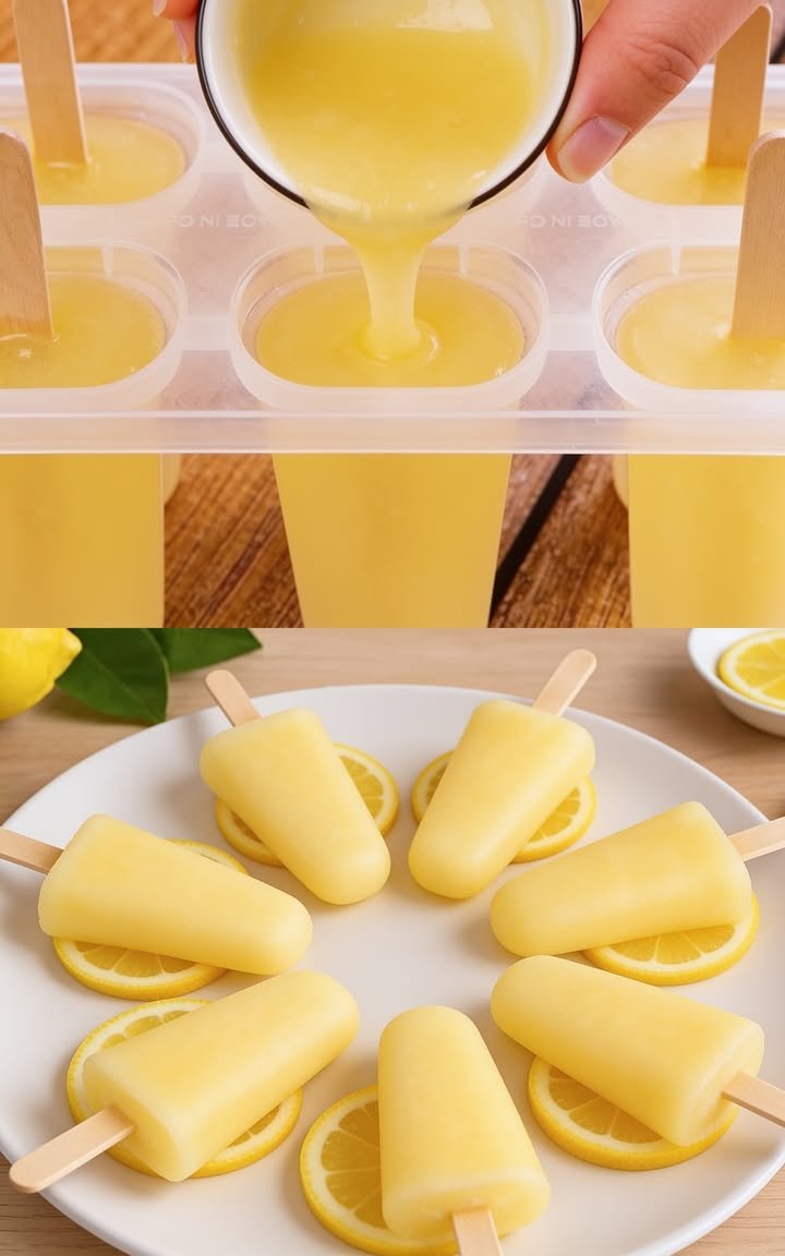 Zitronen-Eis