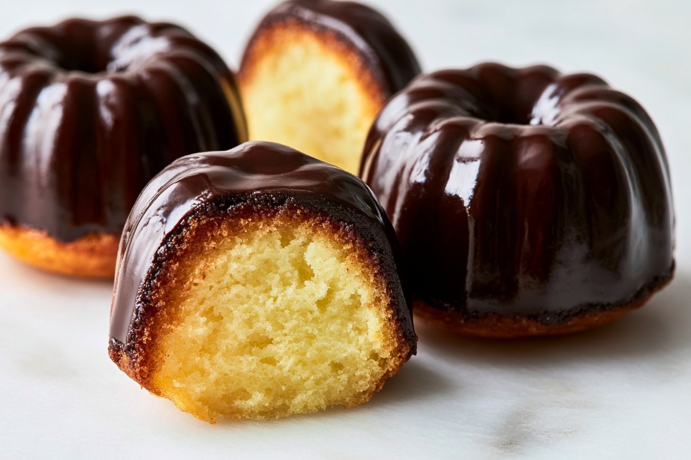 Golden Canele French Caramelized Custard Cakes