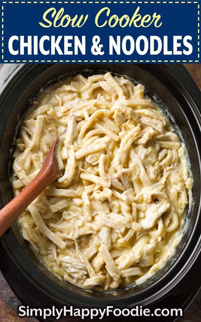 Slow Cooker Chicken and Noodles