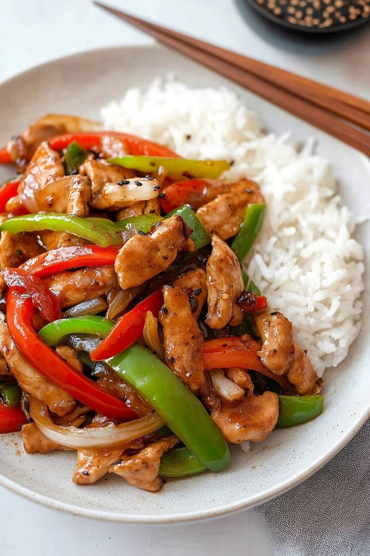 Take-Out Style Black Pepper Chicken