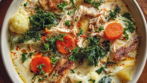 Anti-Inflammatory Creamy Chicken Soup