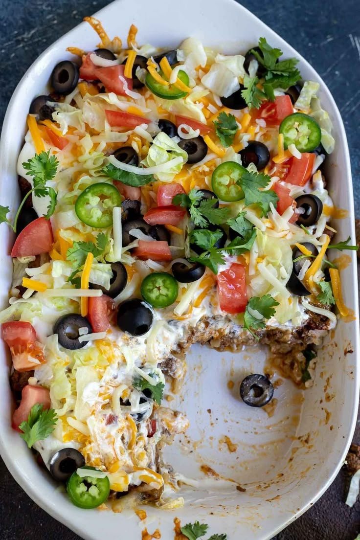Low Carb Taco Casserole