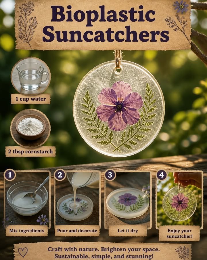 Bioplastic Suncatchers In Soft Light 17 Bioplastic Suncatchers
