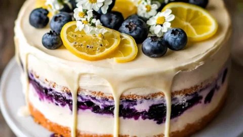 Best Lemon Blueberry Cake Ever!