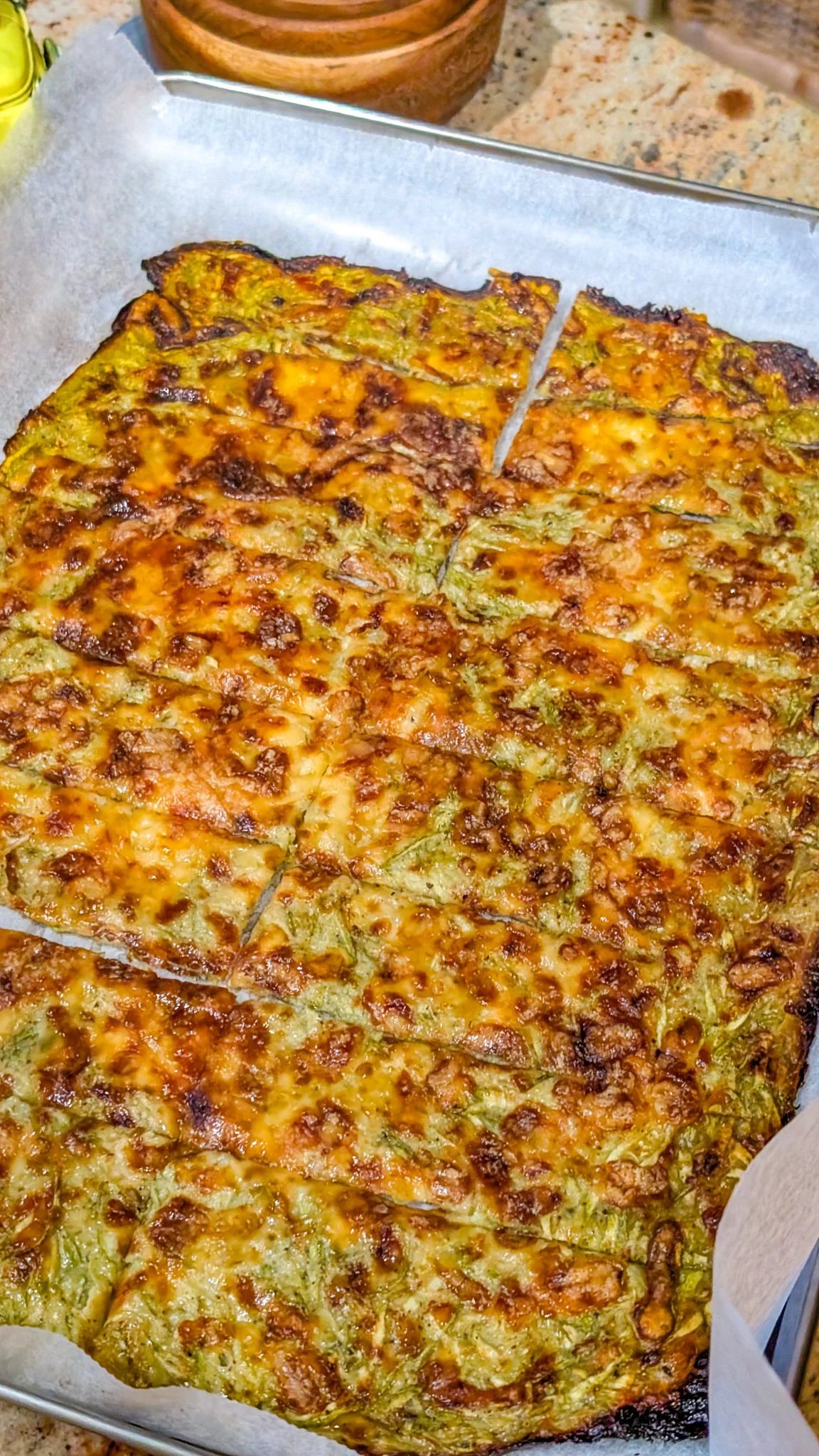 Cheesy Zucchini Breadsticks