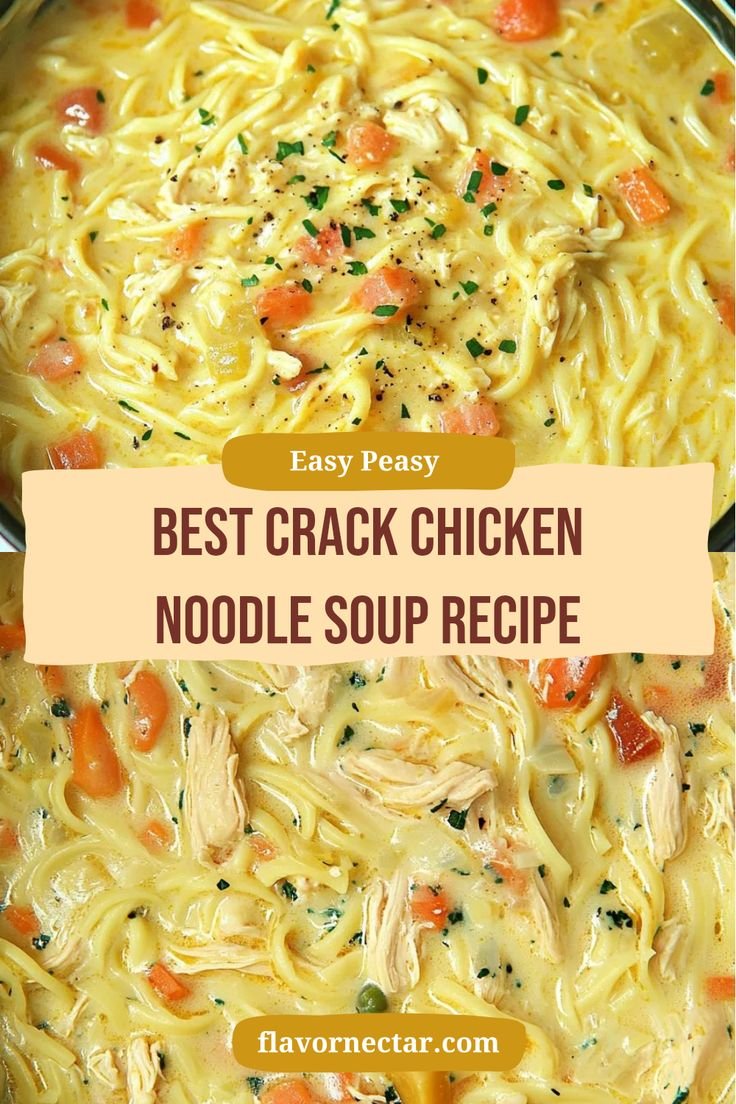 Best Crack Chicken Noodle Soup Recipe