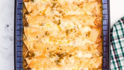 Low Carb White Chicken Enchiladas