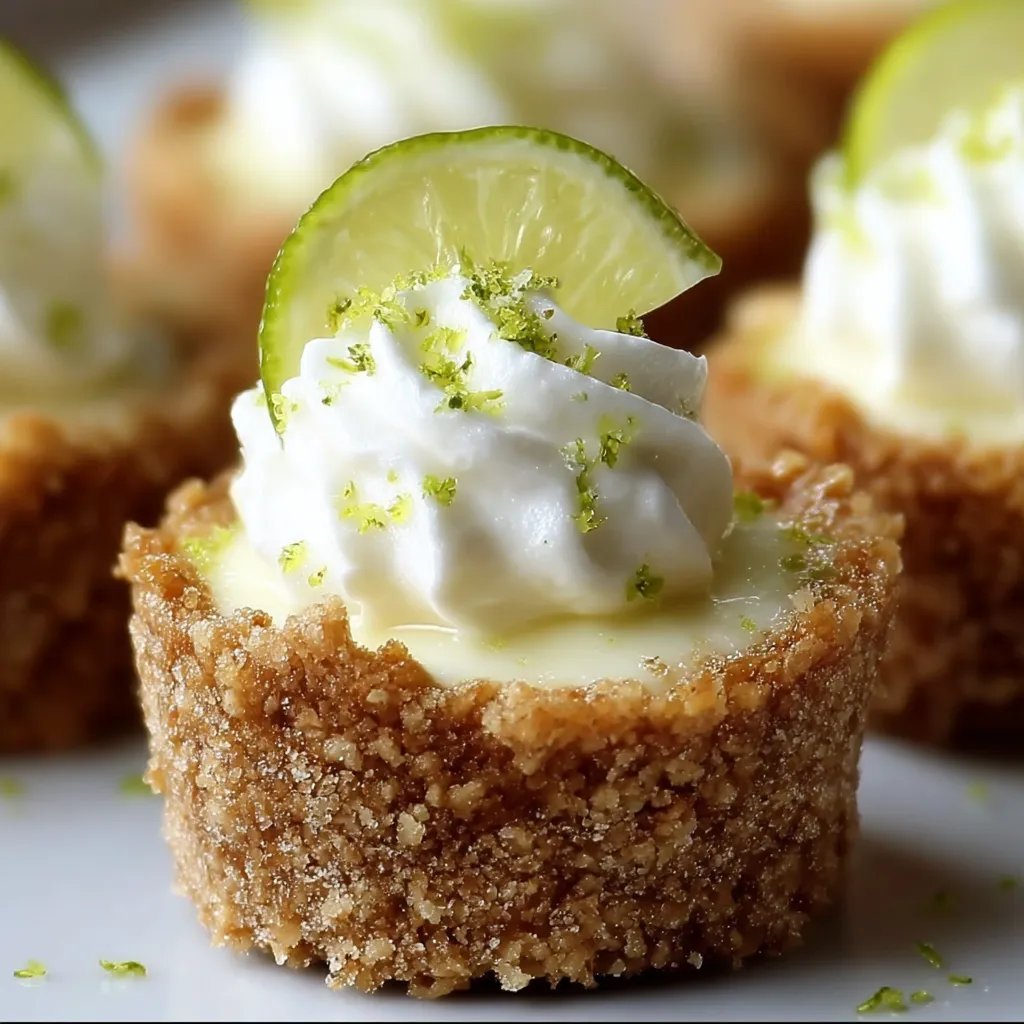 Heavenly No-Bake Mini Key Lime Pies