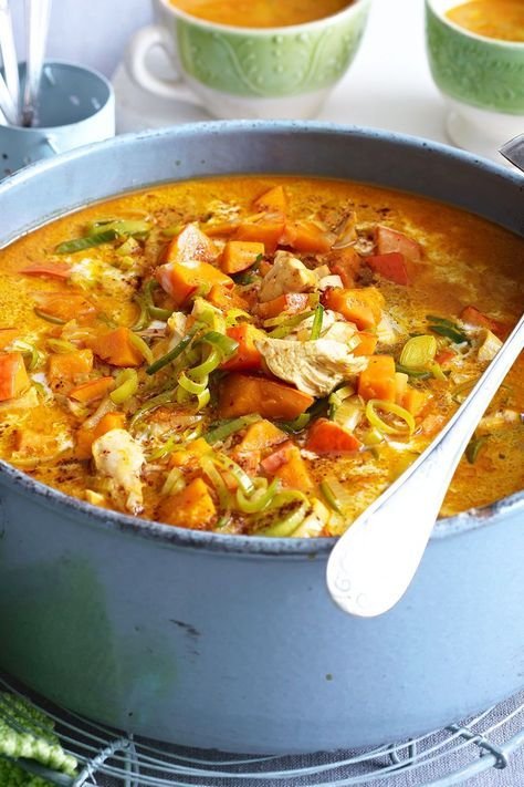 Kürbis-Hähnchen-Topf