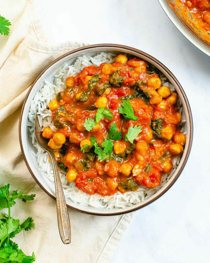Cozy Chickpea Curry (20 Minutes!)