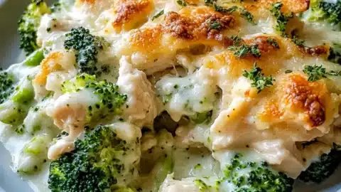 Creamy Keto Chicken Alfredo Broccoli Bake You’ll Love