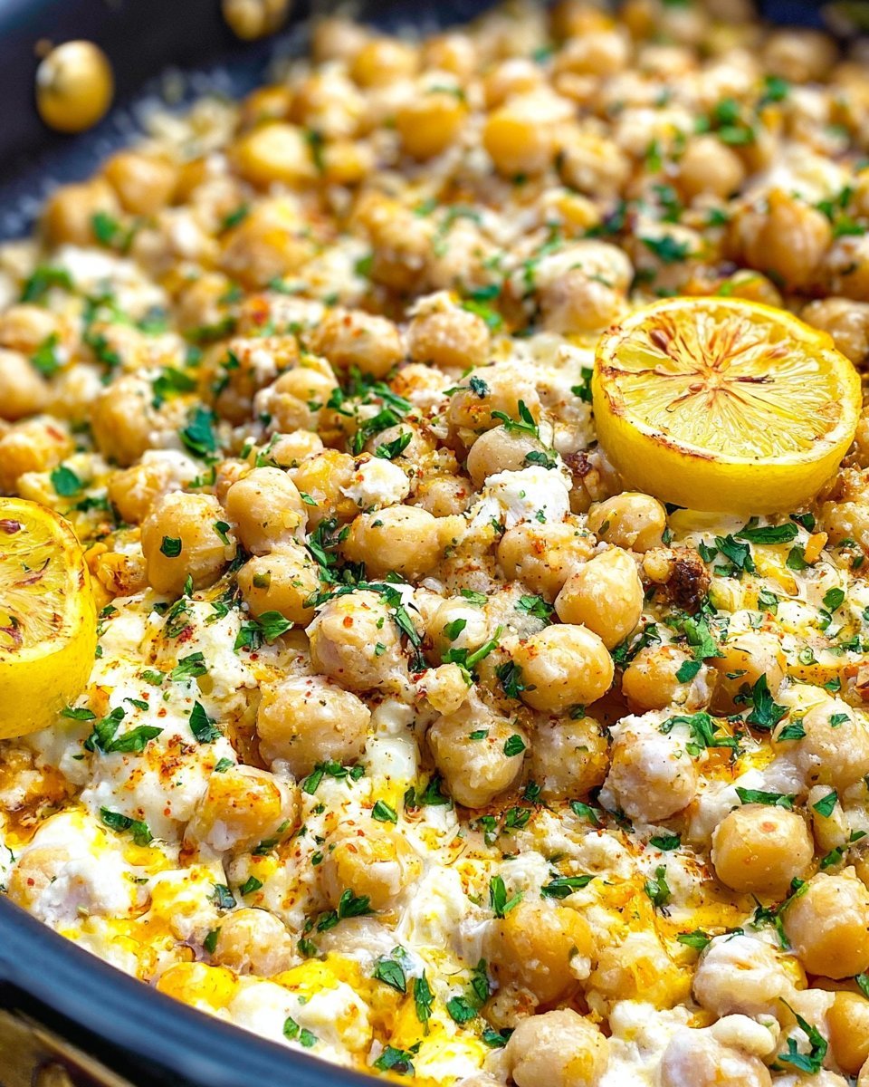 Chickpea Lemon Skillet