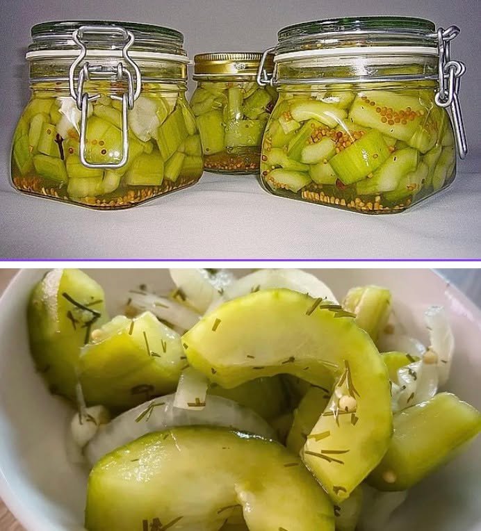 Senfgurken süß-sauer
