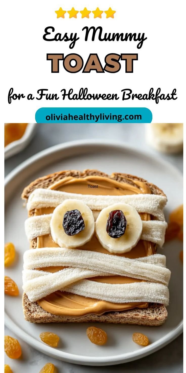 Spooky Mummy Toast