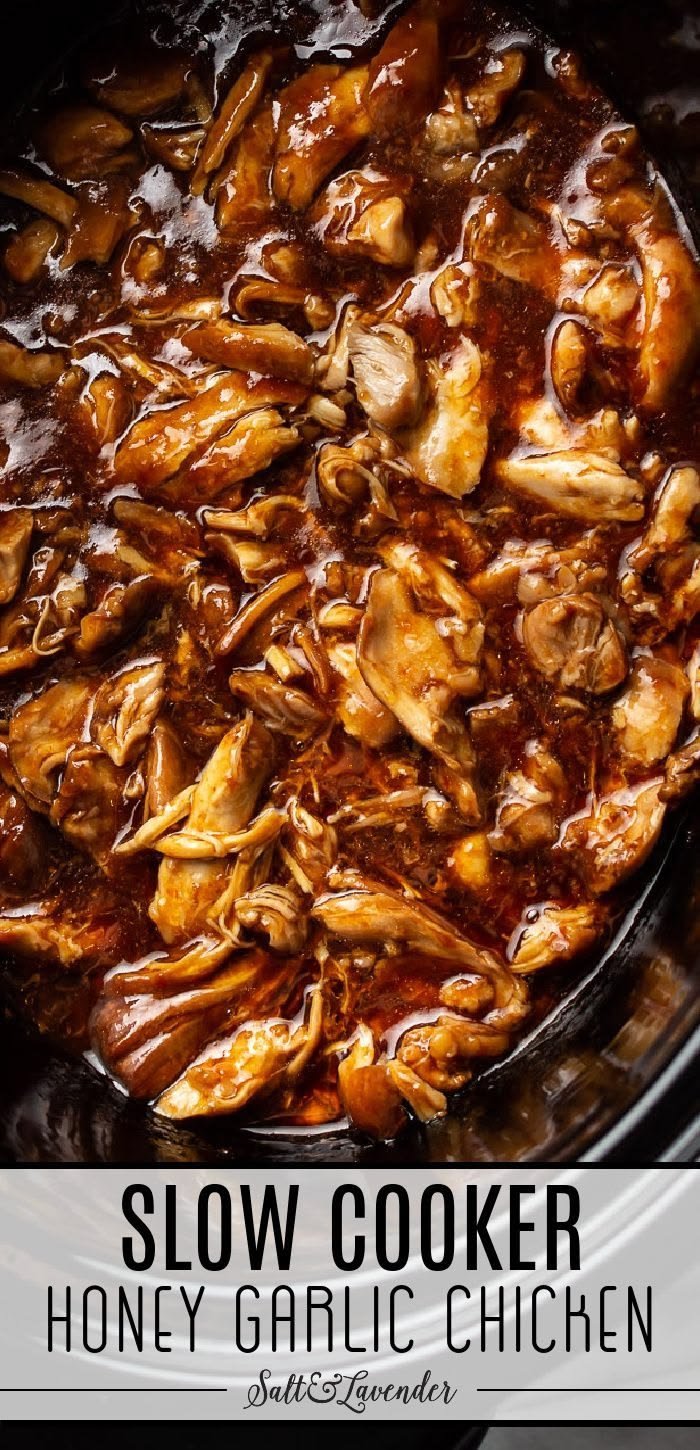 Slow Cooker Honey Garlic Chicken