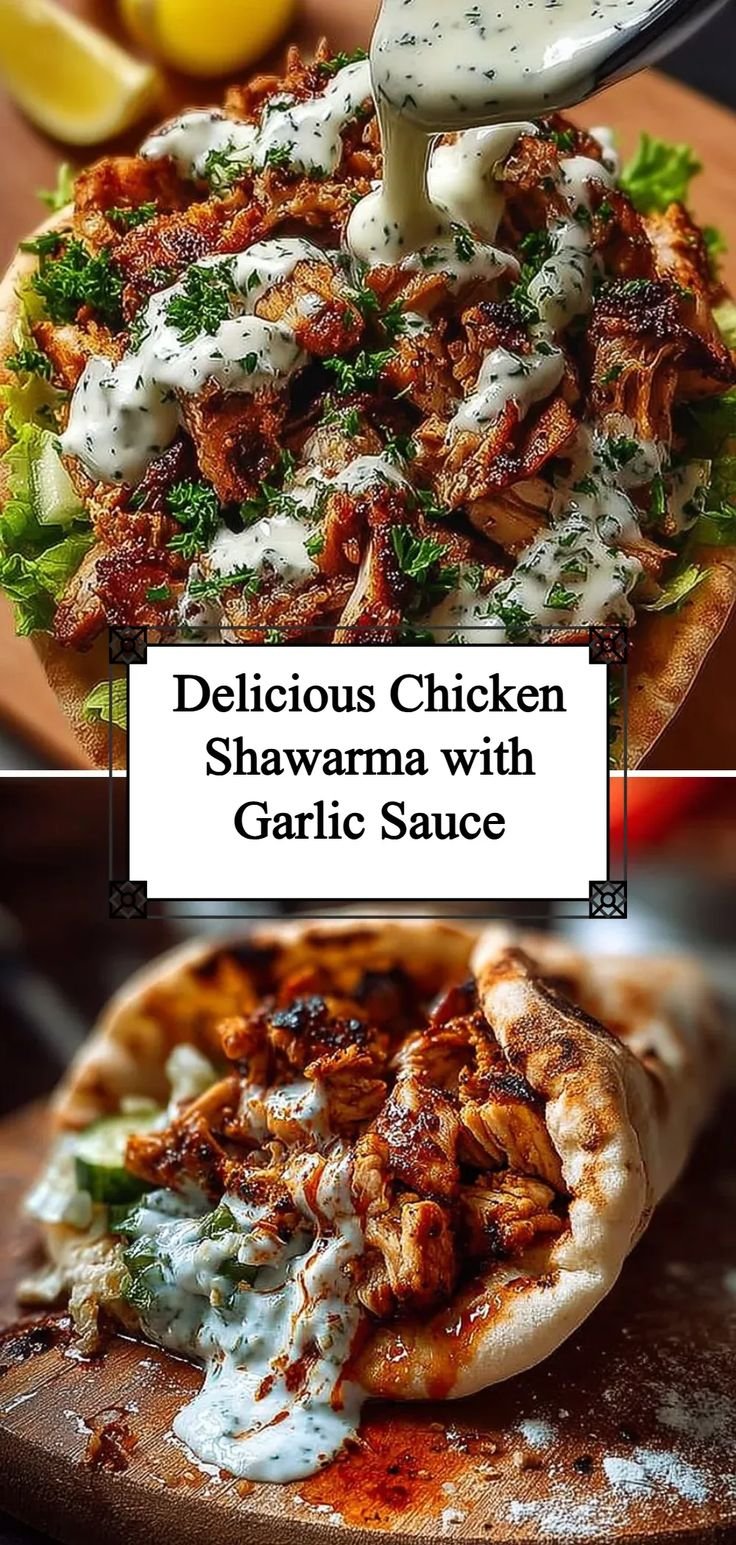 You’ll Love This Irresistible Chicken Shawarma with Creamy Garlic Sauce!