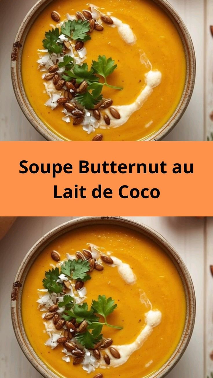 Soupe Butternut au Lait de Coco