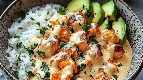 Coconut Chicken Rice Bowl: A Tropical Twist in 20 Minutes