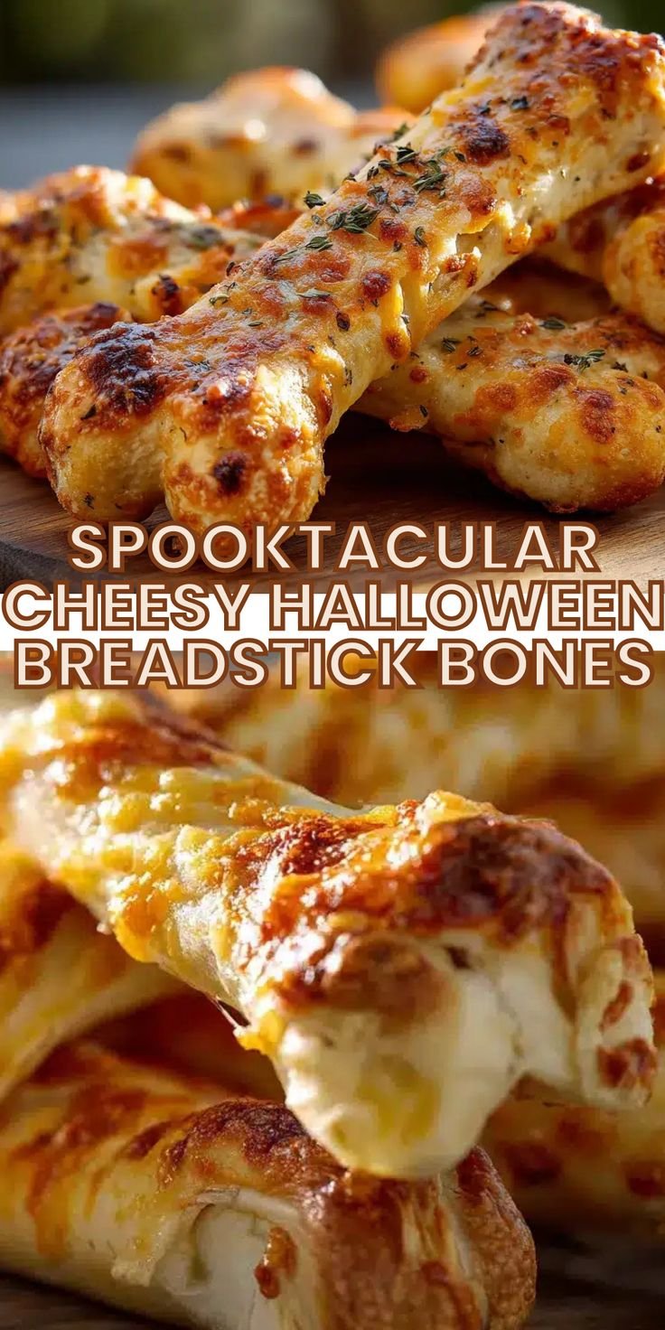 Spooktacular Cheesy Halloween Breadstick Bones – Easy Party Snack