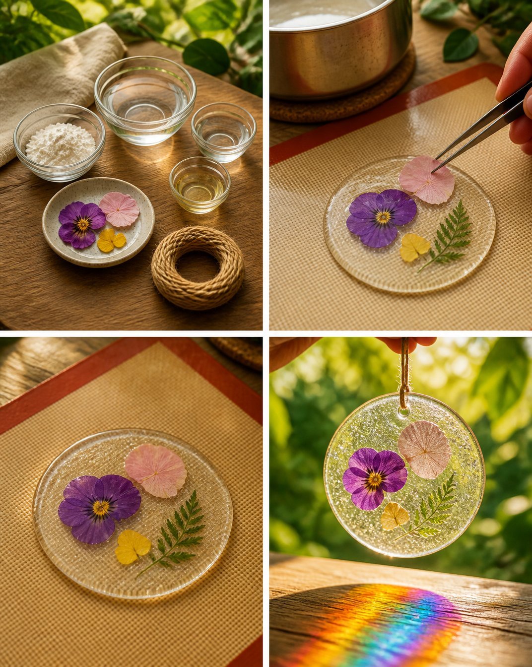 Bioplastic Suncatchers In Soft Light 19 Bioplastic Suncatchers