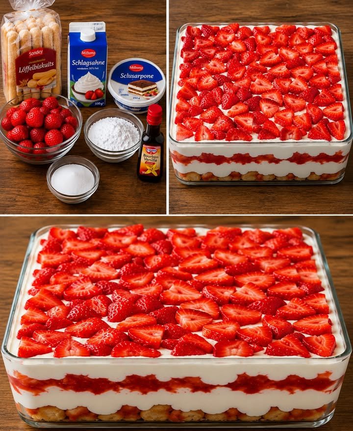 Erdbeer Tiramisu