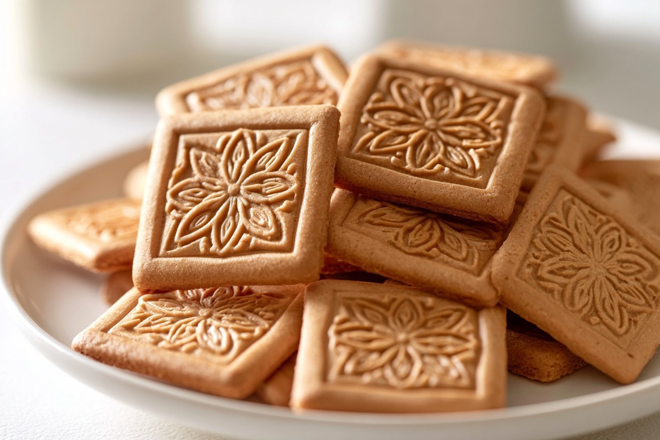 Crispy Spekulatius Spice Cookies