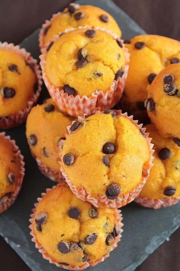 Muffins d'Halloween au Potimarron & Pépites de Chocolat - Chocociframboise | Le blog