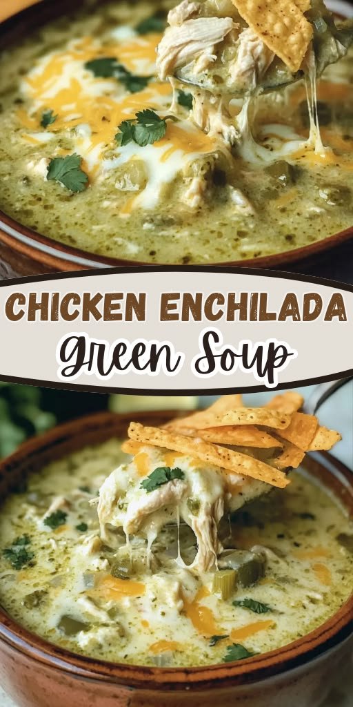 Cozy Green Enchiladas Chicken Soup Recipe