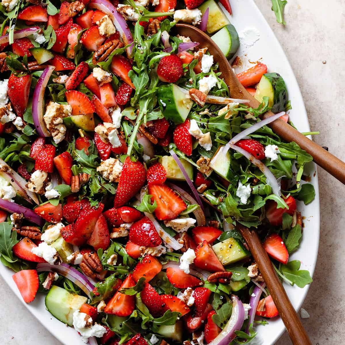Strawberry Goat Cheese Salad