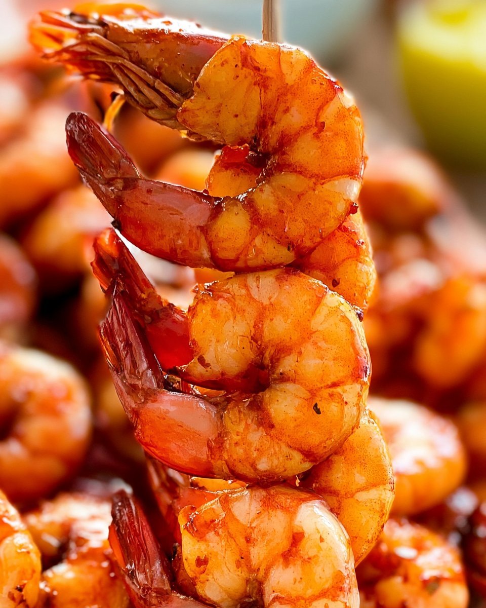Chipotle Honey Shrimp Skewers