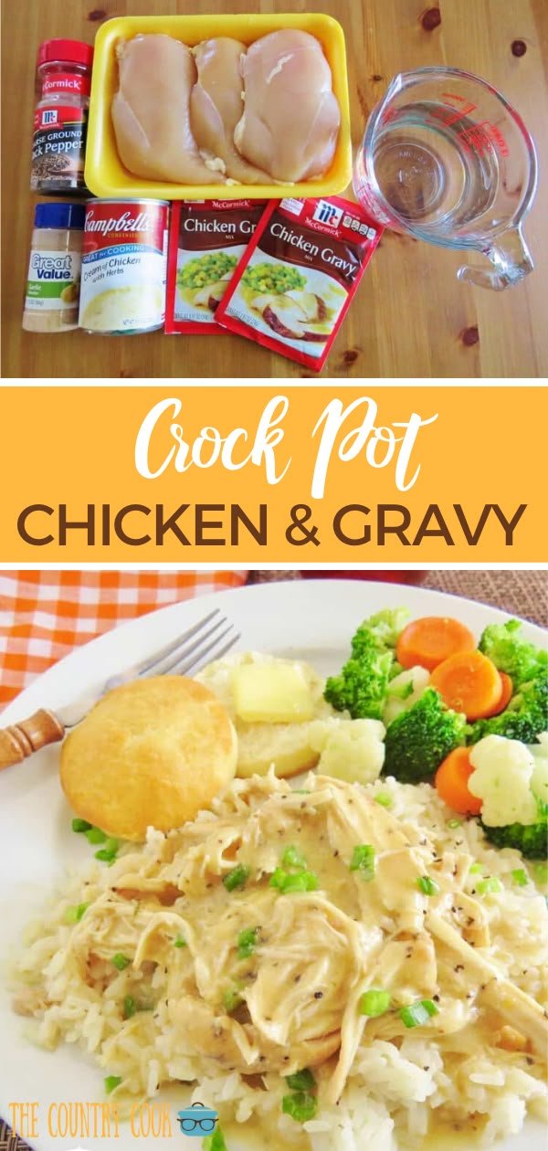 Slow Cooker Chicken and Gravy