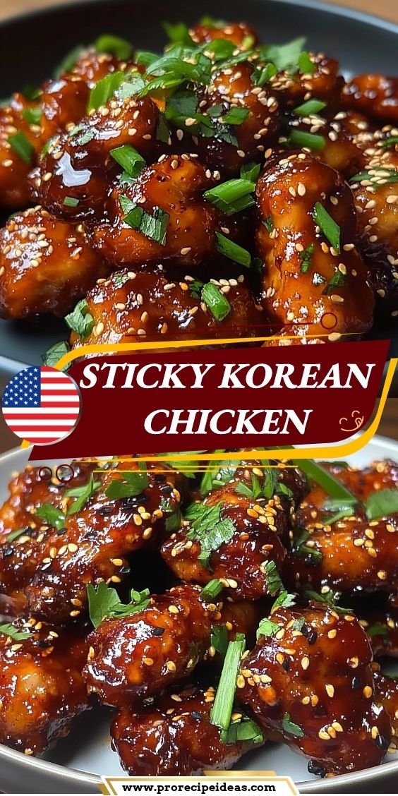 Sticky Korean Chicken