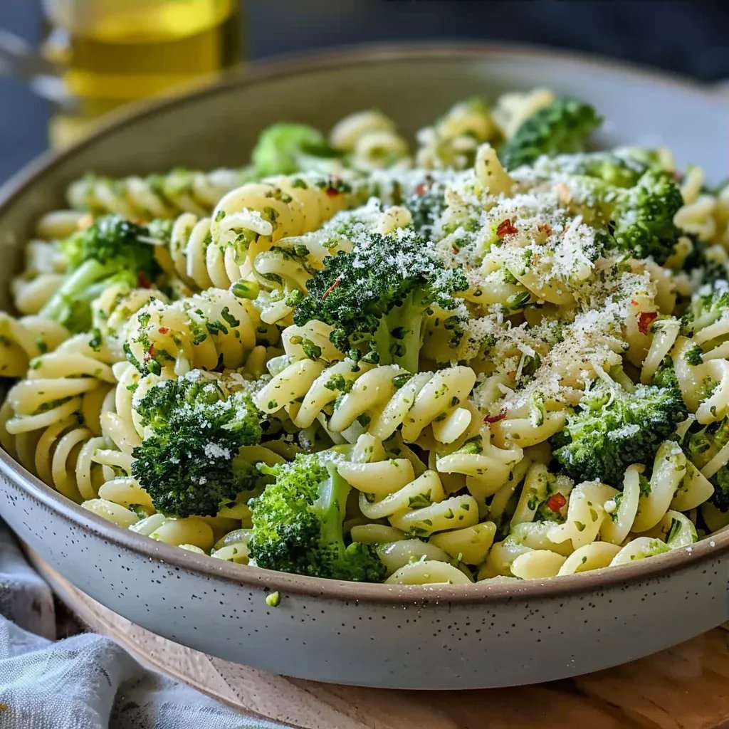 Gesunde Brokkoli Pasta für ein schnelles Abendessen