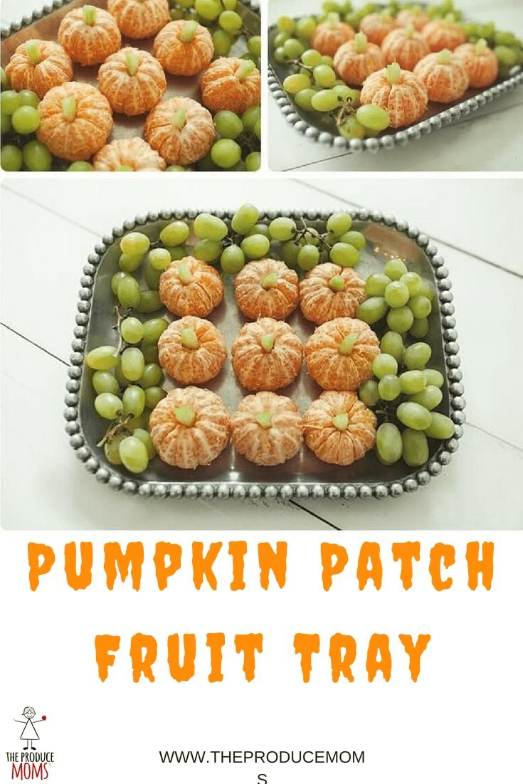 Pumpkin Fruit Tray Just in Time for Halloween