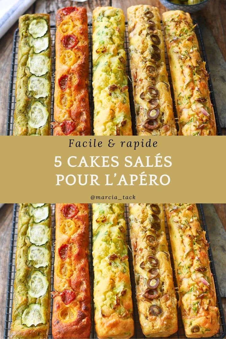 5 cakes salés apéro