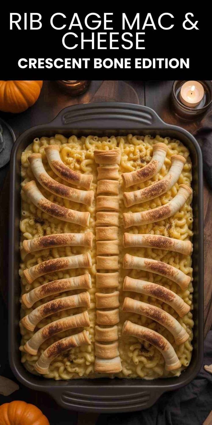 Get Spooky With This Rib Cage Mac & Cheese Dish!