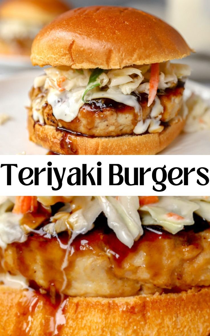 Chicken Teriyaki Burgers