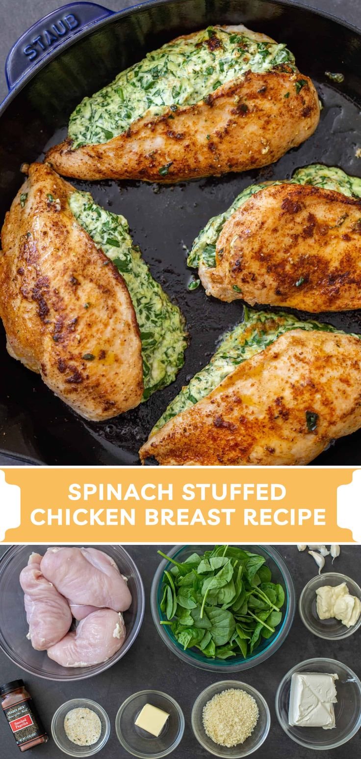 Spinach Stuffed Chicken Breast