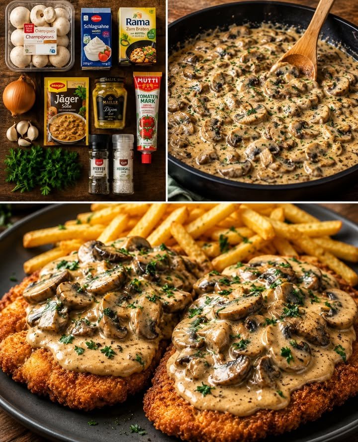 Schwarzwälder Jägersauce mit Champignons